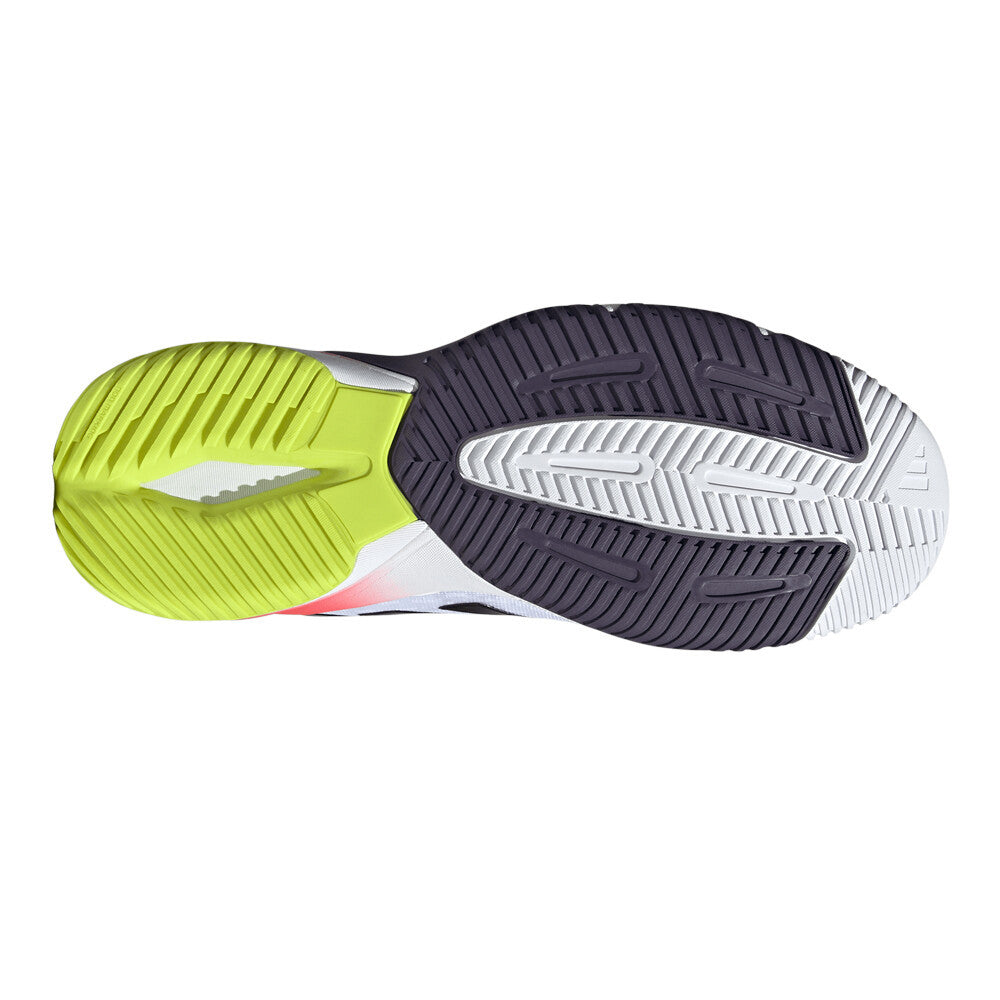 adidas Crazyflight 6 Men's Indoor Court Shoes - Cloud White/Aurora Metallic/Semi Lucid Red
