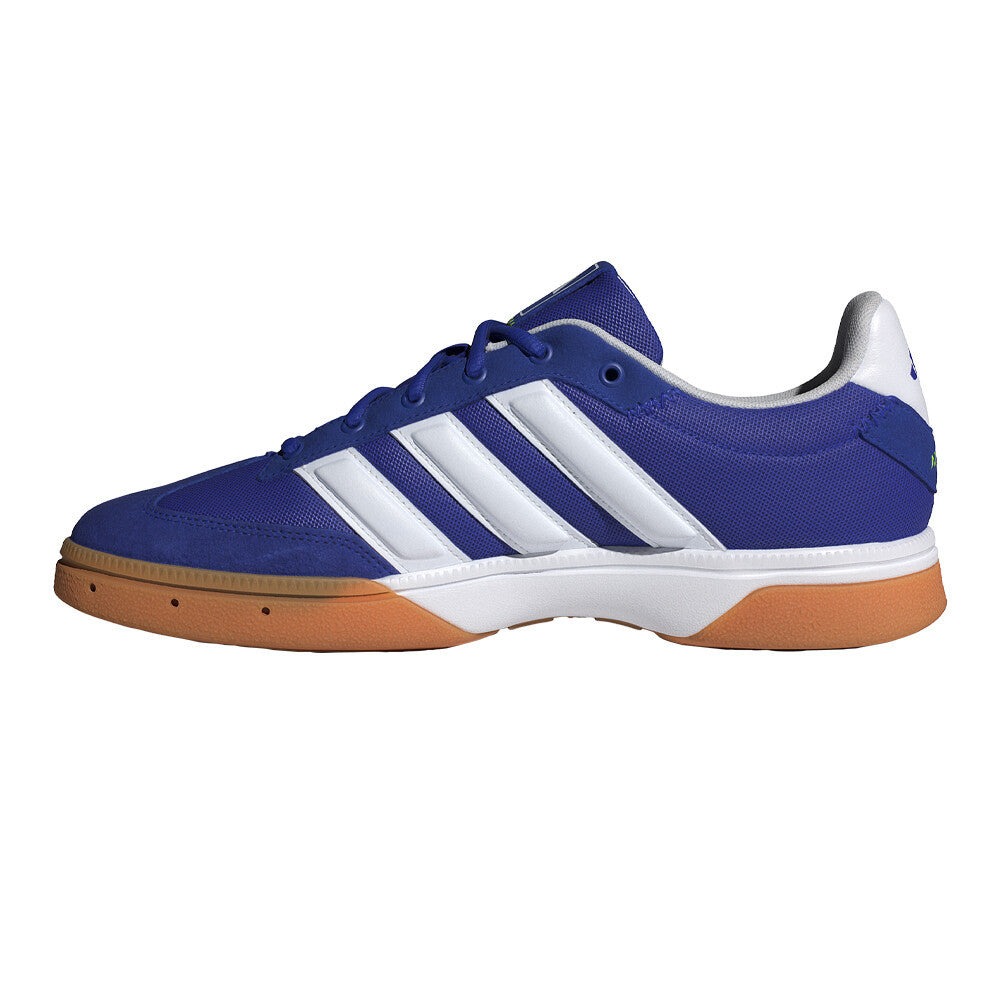 adidas Spezialist Men's Handball Shoes - Lucid Blue/Cloud White/Lucid Lemon