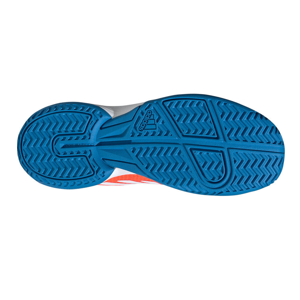 adidas Junior Ligra 8 Trainers - Solar Orange/Cloud White