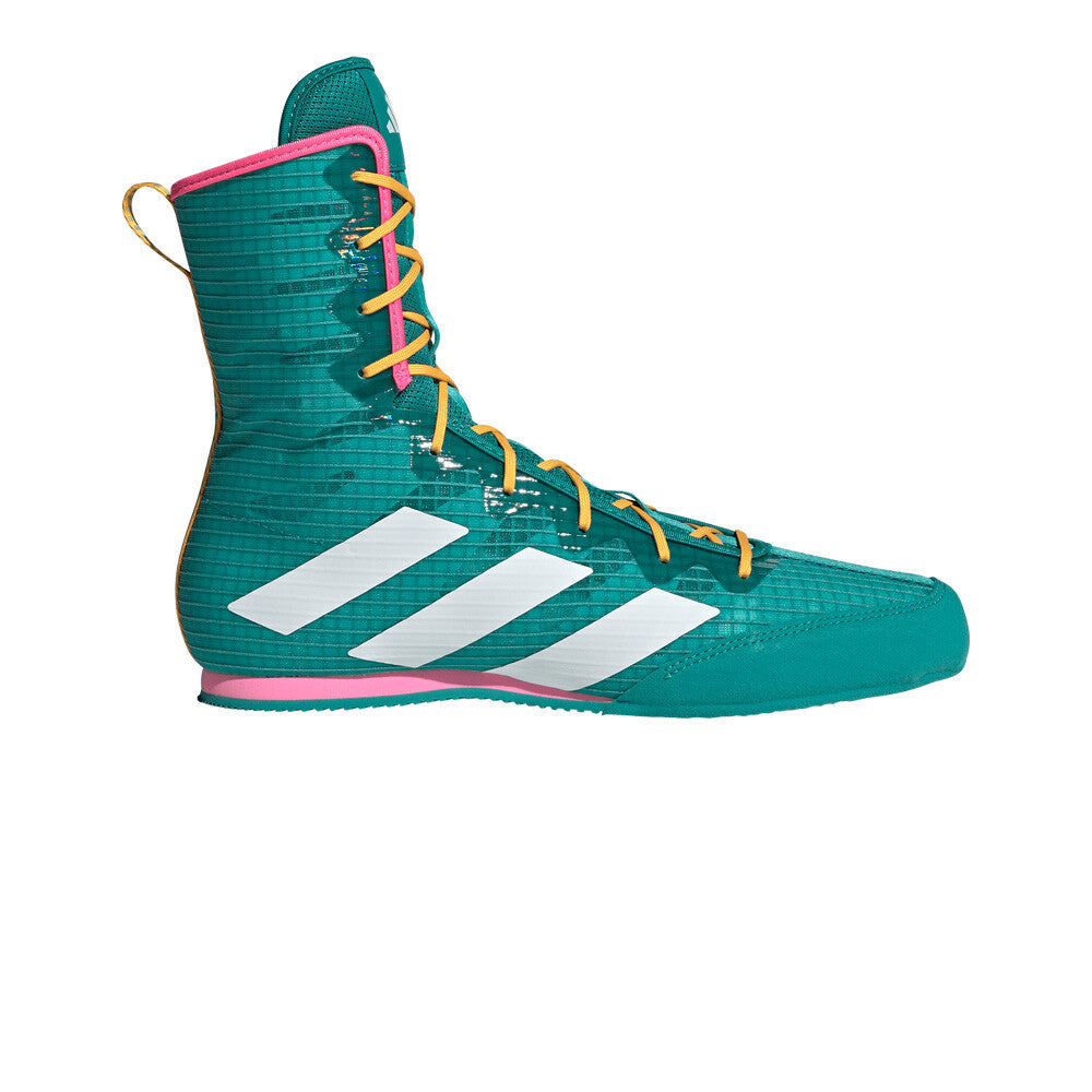 adidas Box Hog 4 Men's Boxing Shoes - Pure Teal/Cloud White/Lucid Pink