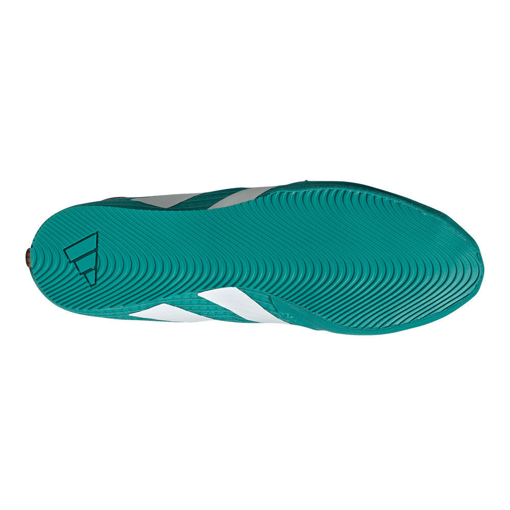 adidas Box Hog 4 Men's Boxing Shoes - Pure Teal/Cloud White/Lucid Pink