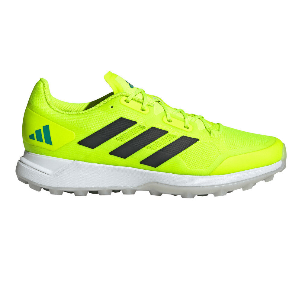 adidas Zone Dox 2.2 S Men's Hockey Shoes - Pure Teal/Zero Metallic/Lucid Lemon