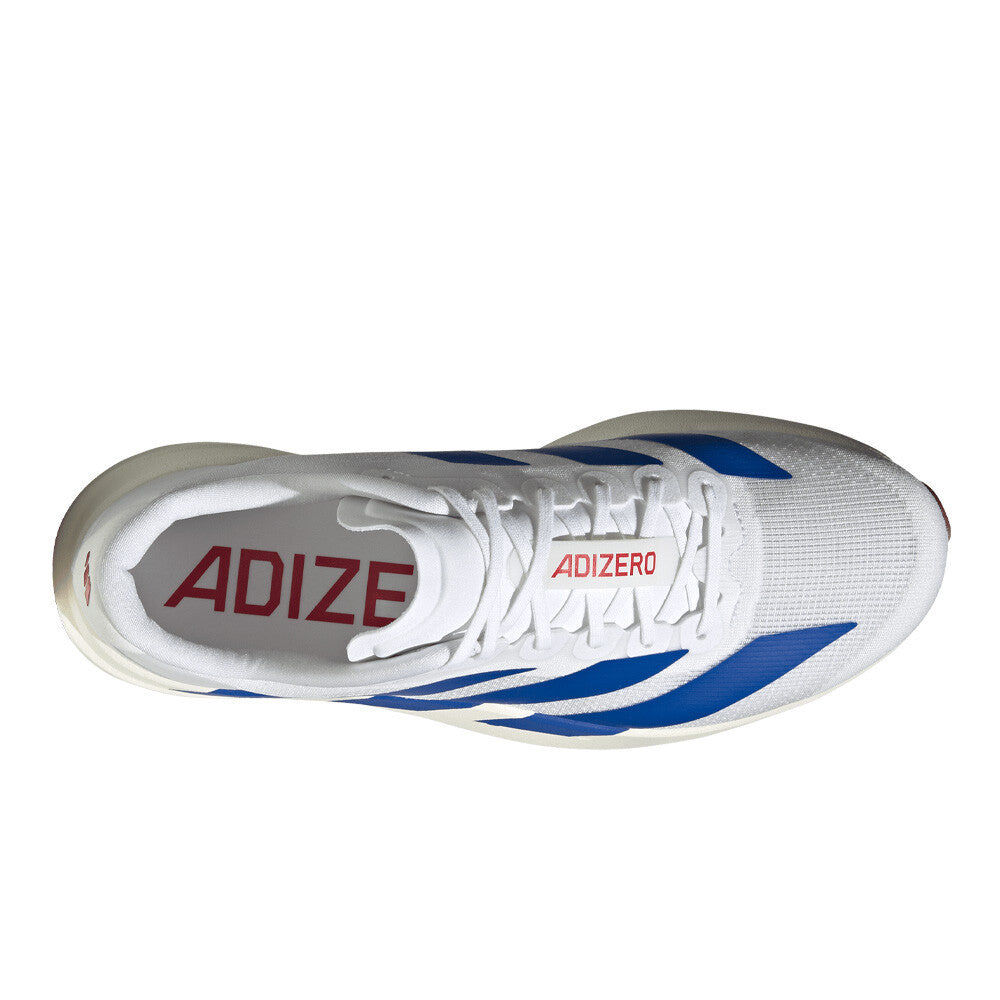 adidas Adizero Evo SL Men's Running Shoes - Cloud White/Royal Blue/Pure Ruby
