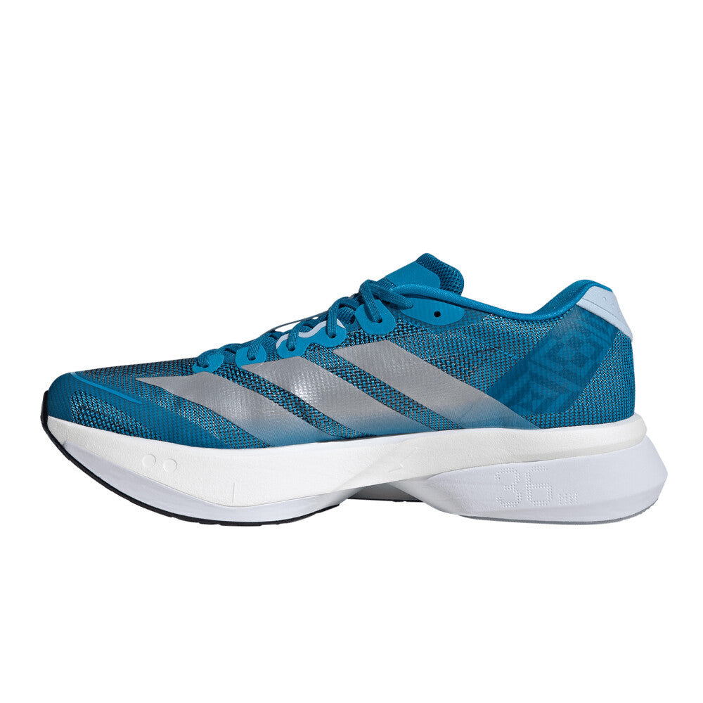 adidas Adizero Boston 13 Men's Running Shoes - Solar Blue/Silver Metallic/Dark Solar Blue