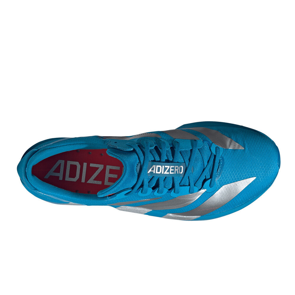 adidas Adizero Adios 9 Men's Running Shoes - Silver Metallic/Lucid Red