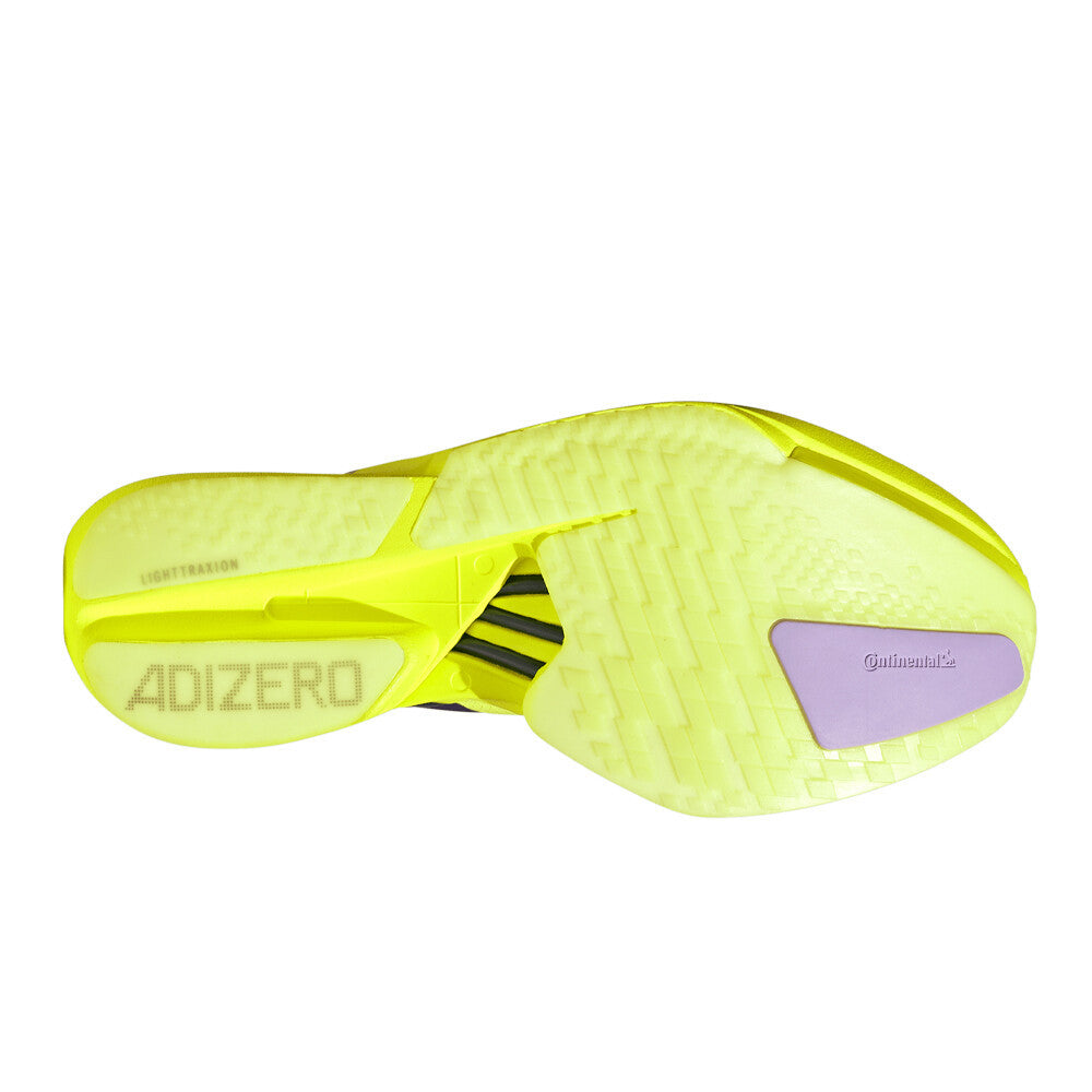 adidas Adizero Adios Pro 4 Men's Running Shoes - Solar Yellow/Aurora Plum/Powder Plum
