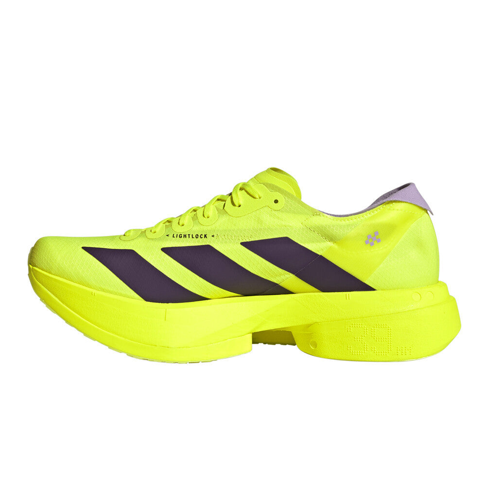 adidas Adizero Adios Pro 4 Men's Running Shoes - Solar Yellow/Aurora Plum/Powder Plum