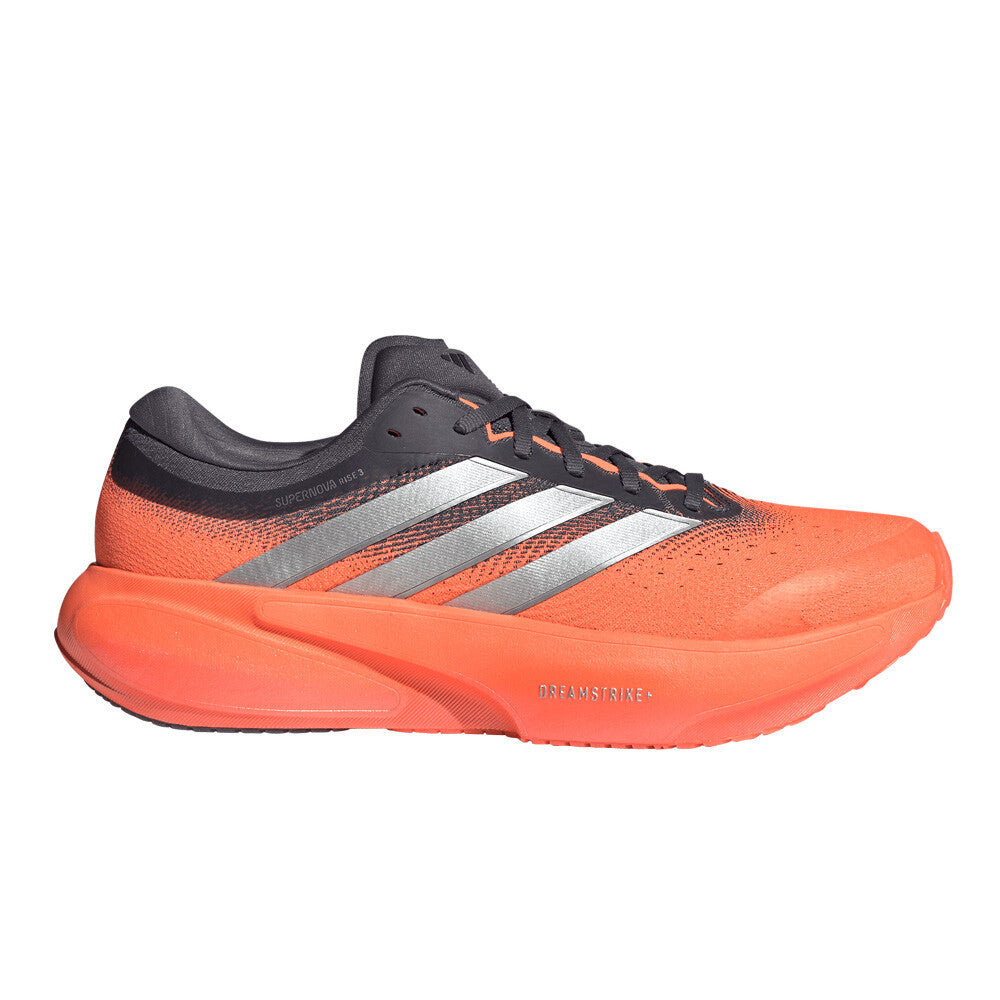adidas Supernova Rise 3 Men's Running Shoes - Aurora Onix/Silver Metallic/Lucid Orange