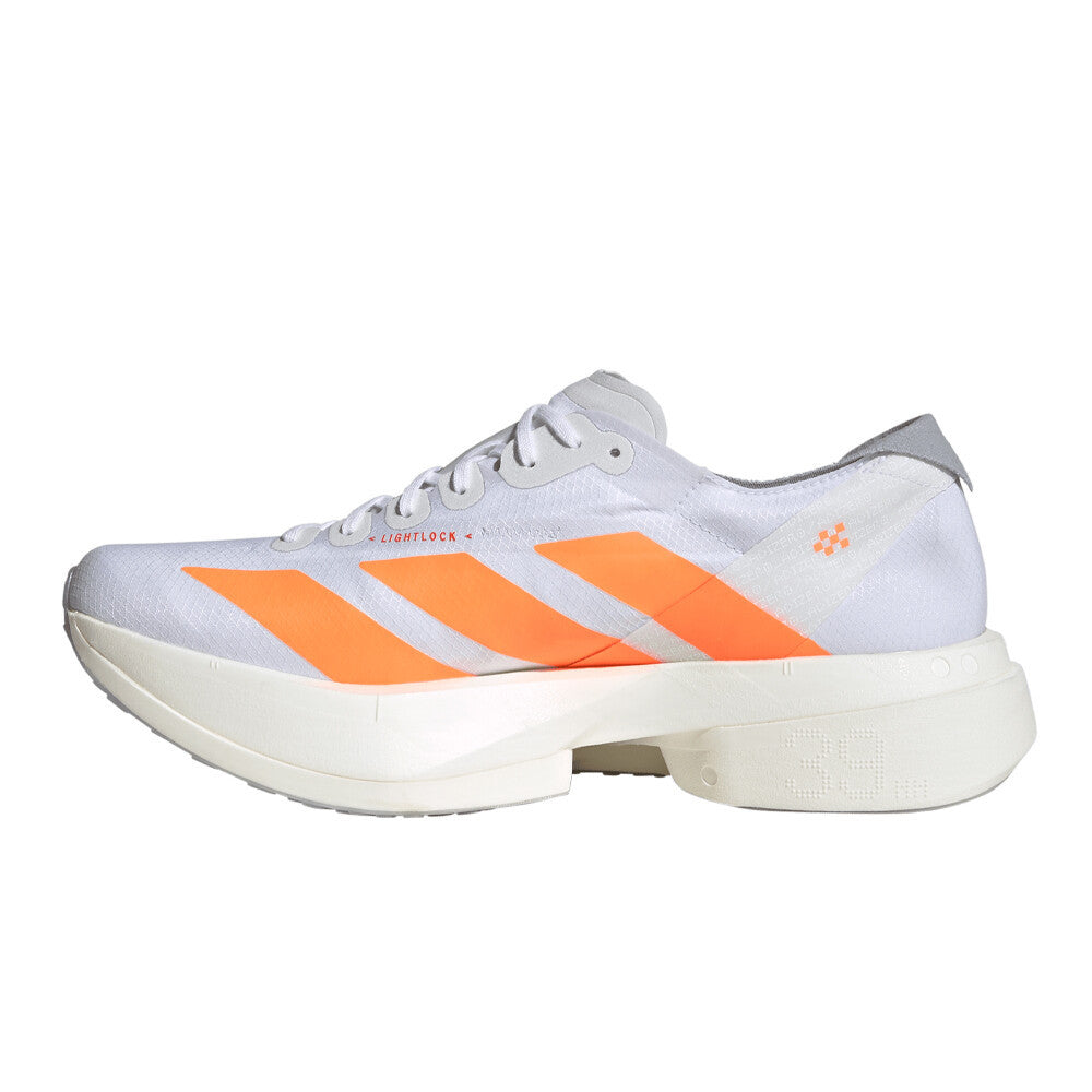 adidas Adizero Adios Pro 4 Men's Running Shoes - White/Beam Orange/Lucid Red