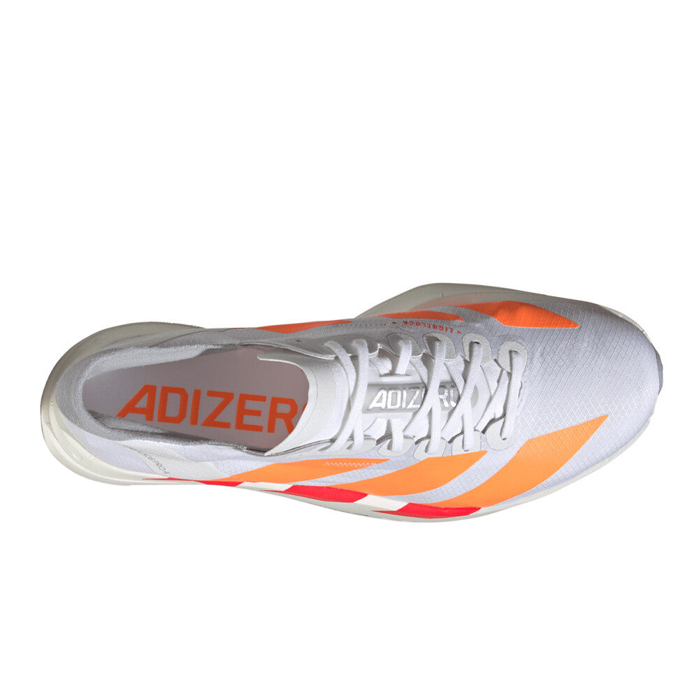 adidas Adizero Adios Pro 4 Men's Running Shoes - White/Beam Orange/Lucid Red