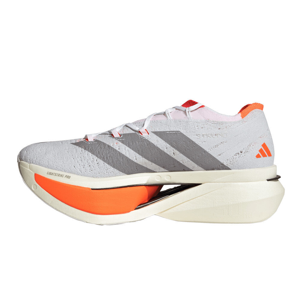 adidas Adizero Prime X3 Strung Men's Running Shoes - Cloud White/Lucid Red