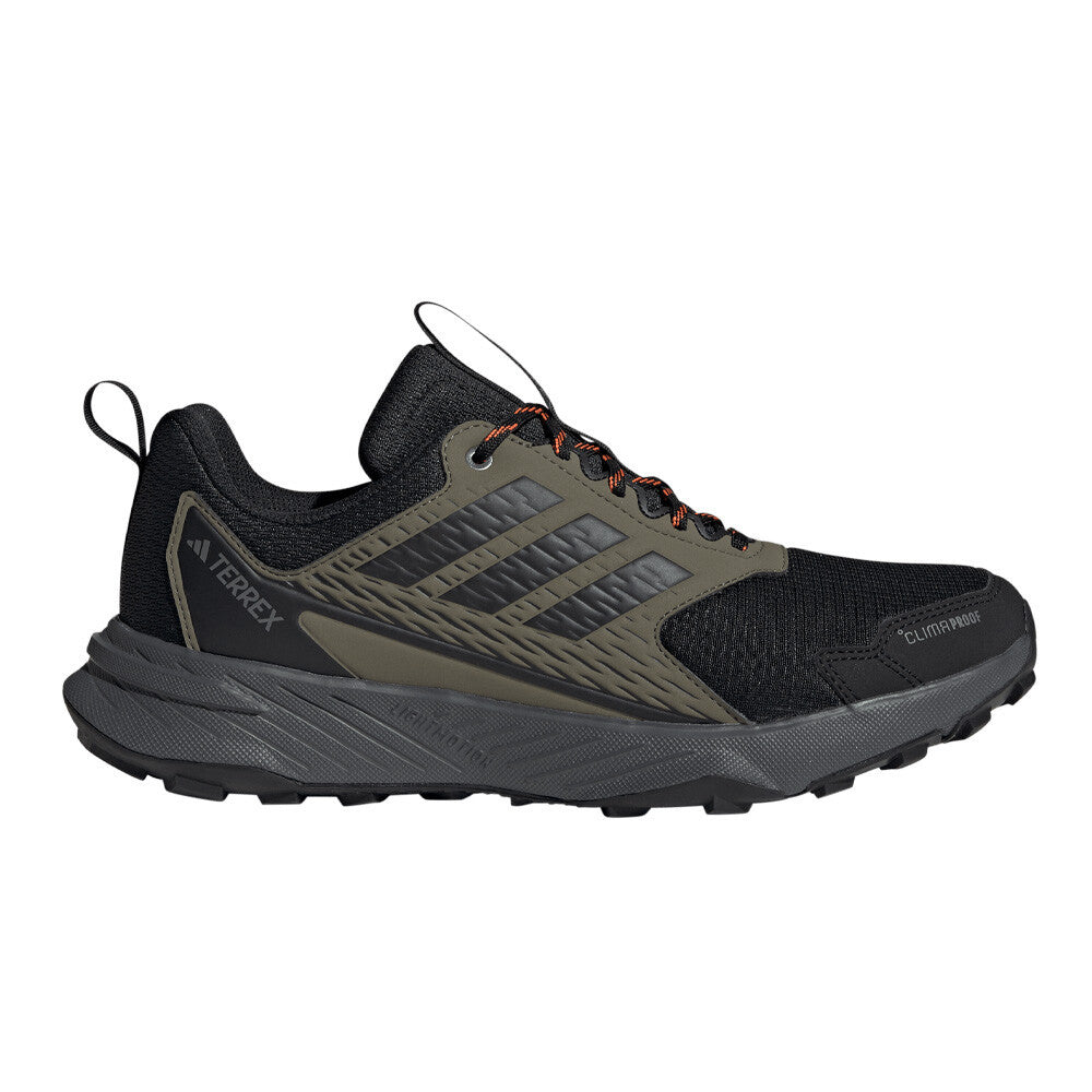 adidas Terrex Tracefinder 2 Climaproof Men's Trail Running Shoes - Olive Strata/Core Black/Semi Impact Orange