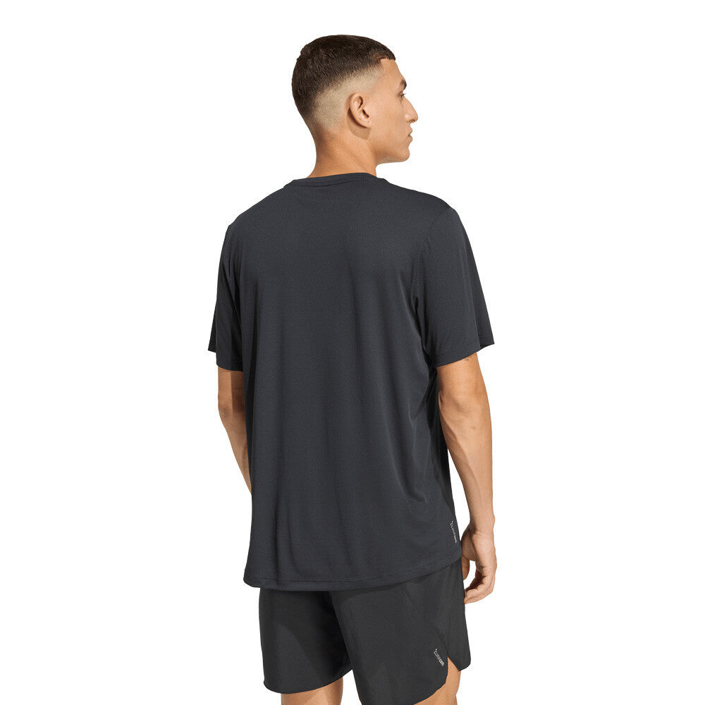 adidas ADI365 Essentials Men's Running T-Shirt - Black