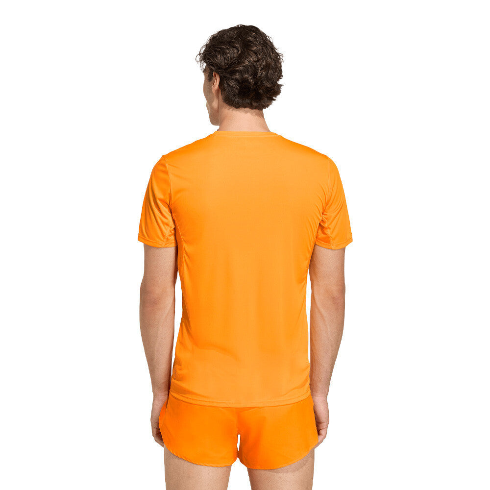 adidas Adizero Essentials Men's Running T-Shirt - Pure Tangerine