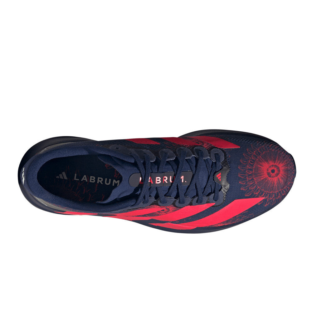 adidas Adizero Evo SL Woven Men's Running Shoes - Dark Blue/Lucid Red/Muted Red