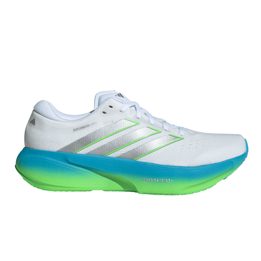 adidas Supernova Rise 3 Men's Running Shoes - White/Silver Metallic/Semi Blue Burst