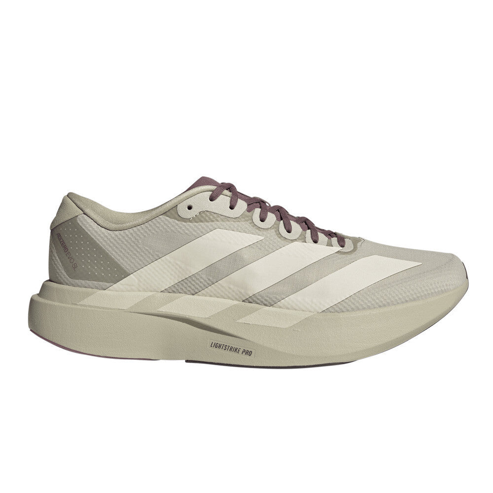 adidas Adizero Evo SL Woven Men's Running Shoes - Putty Grey/Alumina/Shadow Fig