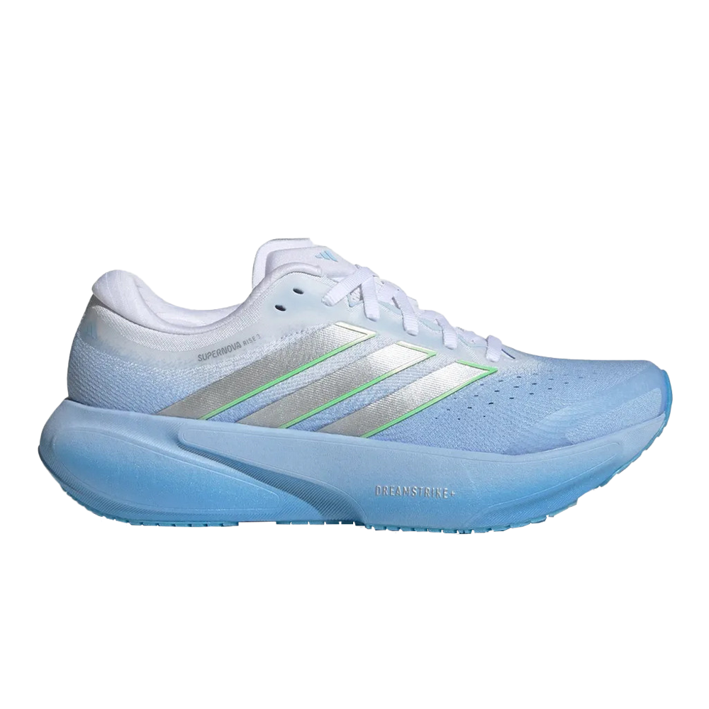 adidas Supernova Rise 3 Women's Running Shoes - Glow Blue/Silver Metallic/Cloud White