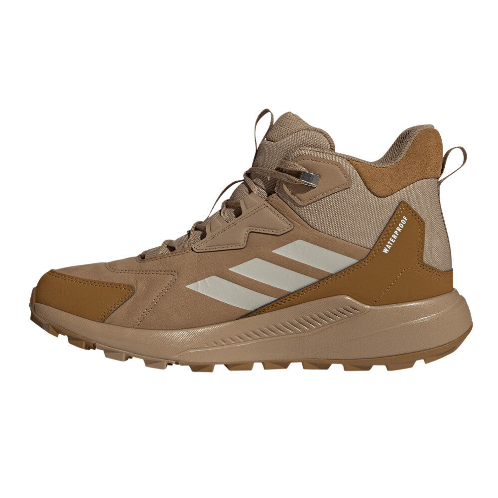 adidas Terrex Anylander Mid Leather Waterproof Men's Walking Boots - Cardboard/Wonder Alumina/Bronze Strata