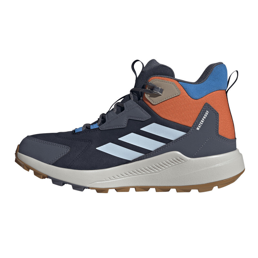 adidas Terrex Anylander Mid Leather Waterproof Men's Walking Boots - Legend Ink/Crystal Sky/Aurora Onix