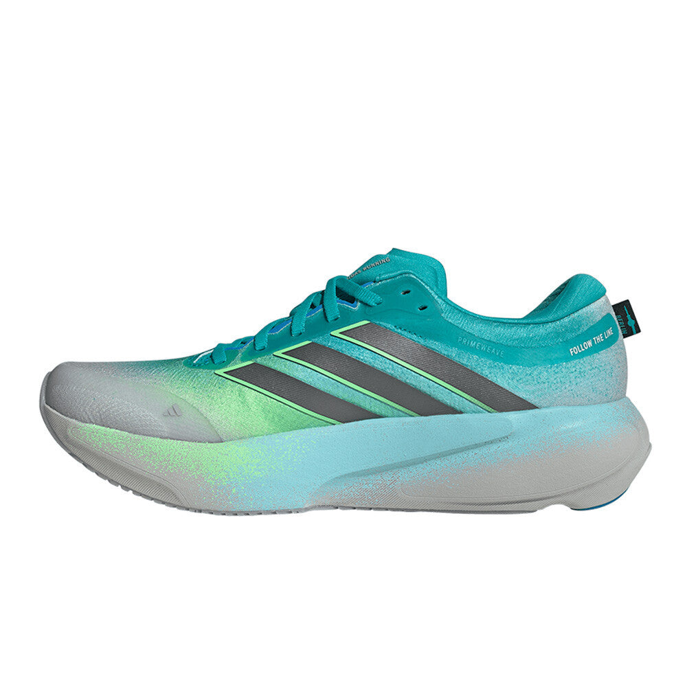 adidas Supernova Rise 3 Men's Running Shoes - Grey/Iron Metallic/Lime Burst