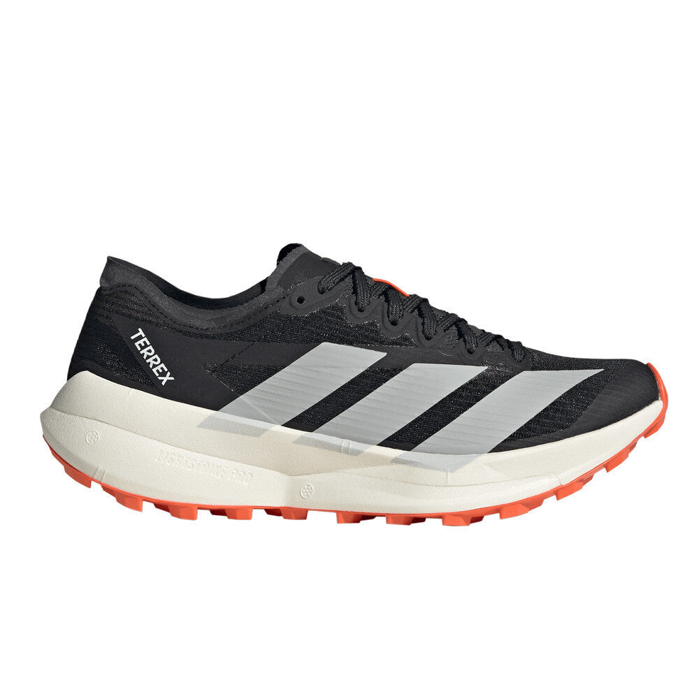adidas Terrex Agravic Speed 2 Women's Trail Running Shoes - Core Black/Grey/Impact Orange