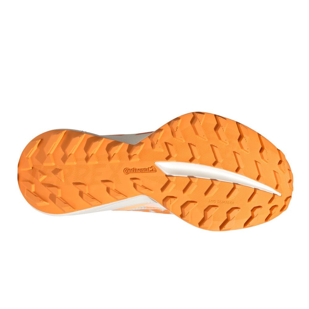 adidas Terrex Agravic Speed Ultra 2 Women's Trail Running Shoes - Cloud White/Impact Orange/Reflective Silver