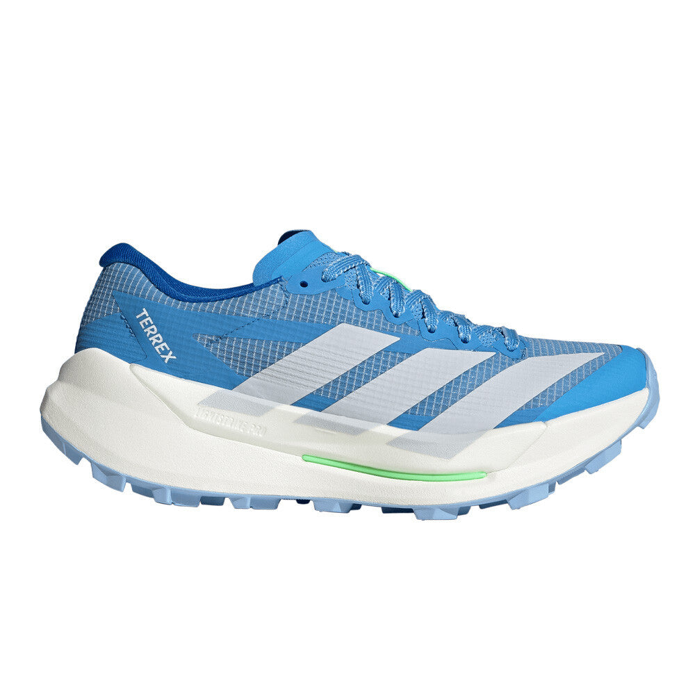 adidas Terrex Agravic TT Women's Trail Running Shoes - Blue Burst/Dash Grey/Lime Burst