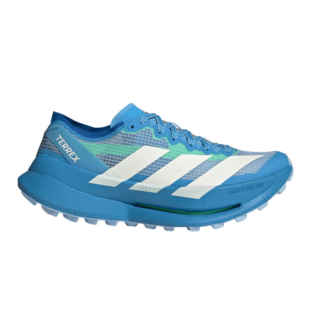 adidas Terrex Agravic Speed Ultra 2 Women's Trail Running Shoes - Blue Burst/Off White/Lime Burst