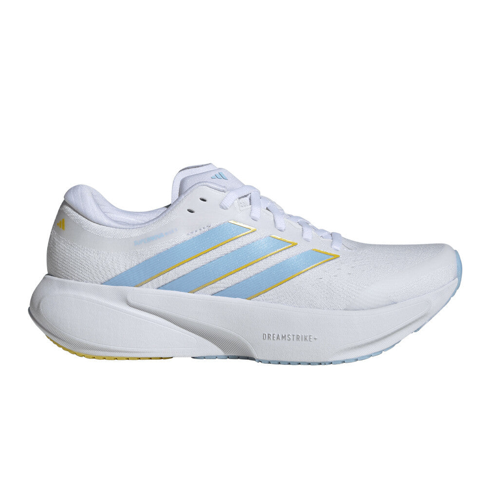 adidas Supernova Rise 3 Women's Running Shoes - Cloud White/Glow Blue/Yellow