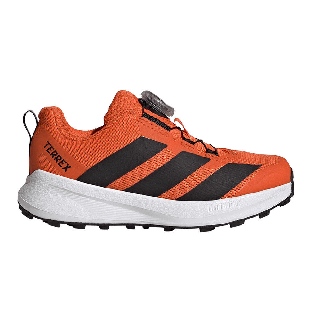 adidas Junior Terrex Agravic BOA Running Shoes - Semi Impact Orange/Core Black/Cloud White