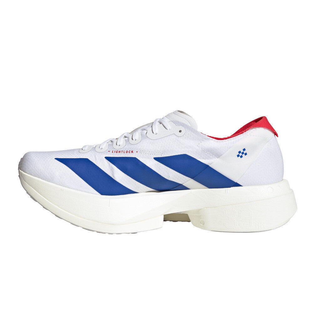 adidas Adizero Adios Pro 4 Men's Running Shoes - Cloud White/Team Royal Blue/Pure Ruby