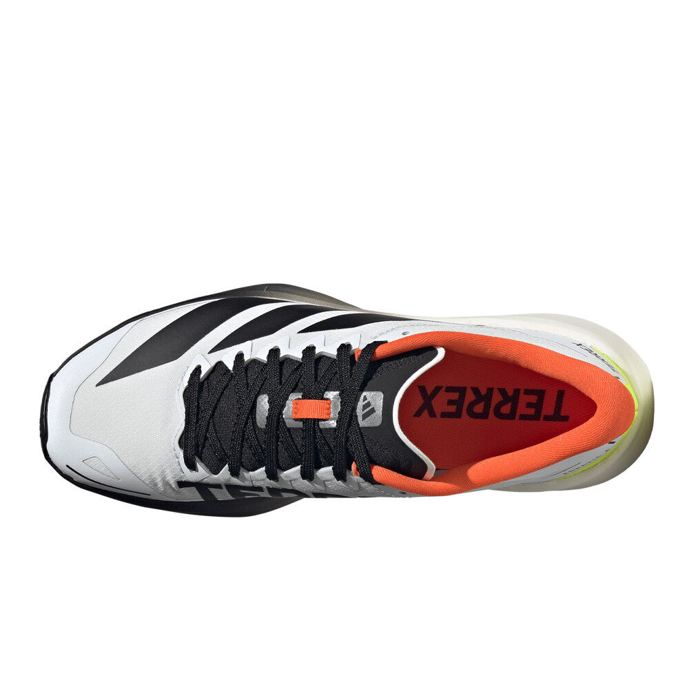 adidas Terrex Agravic 4 Men's Trail Running Shoes - Cloud White/Core Black/Semi Impact Orange