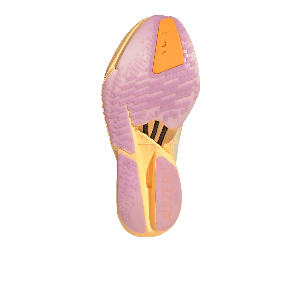 adidas Adizero Adios Pro 4 Women's Running Shoes - Ice Tangerine/Ice Gold Metallic/Bliss Lilac