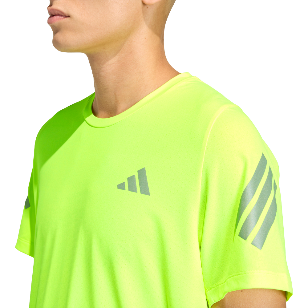 adidas ADI365 Climacool Iconic Men's Running T-Shirt - Solar Yellow