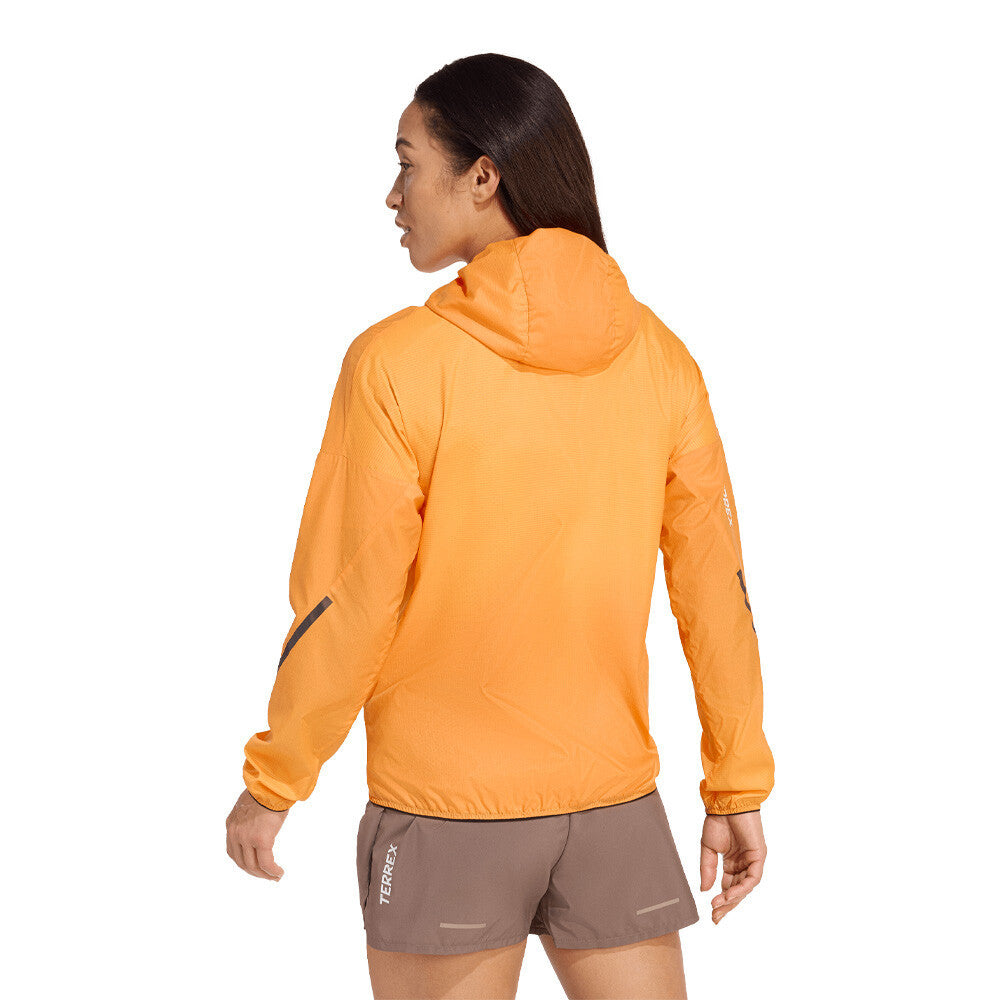 adidas Terrex Xperior Clima365 Light Windweave Women's Jacket - Semi Impact Orange/Pure Tangerine