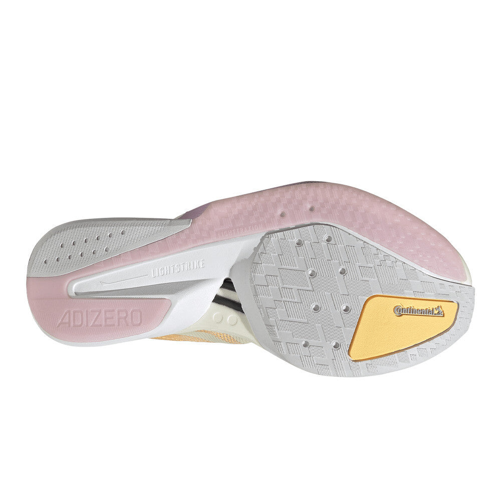 adidas Adizero Boston 13 Women's Running Shoes - Ice Tangerine/Ice Gold Metallic/Ice Lavender