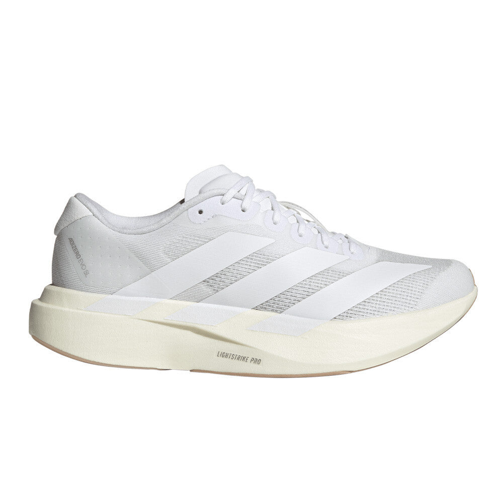 adidas Adizero Evo SL Women's Running Shoes - Cloud White/Warm Sandstone
