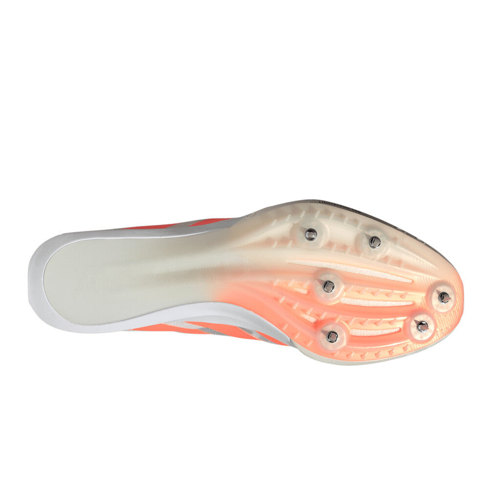 adidas Adizero Finesse Men's Running Spikes - Cloud White/Lucid Orange/Lucid Red