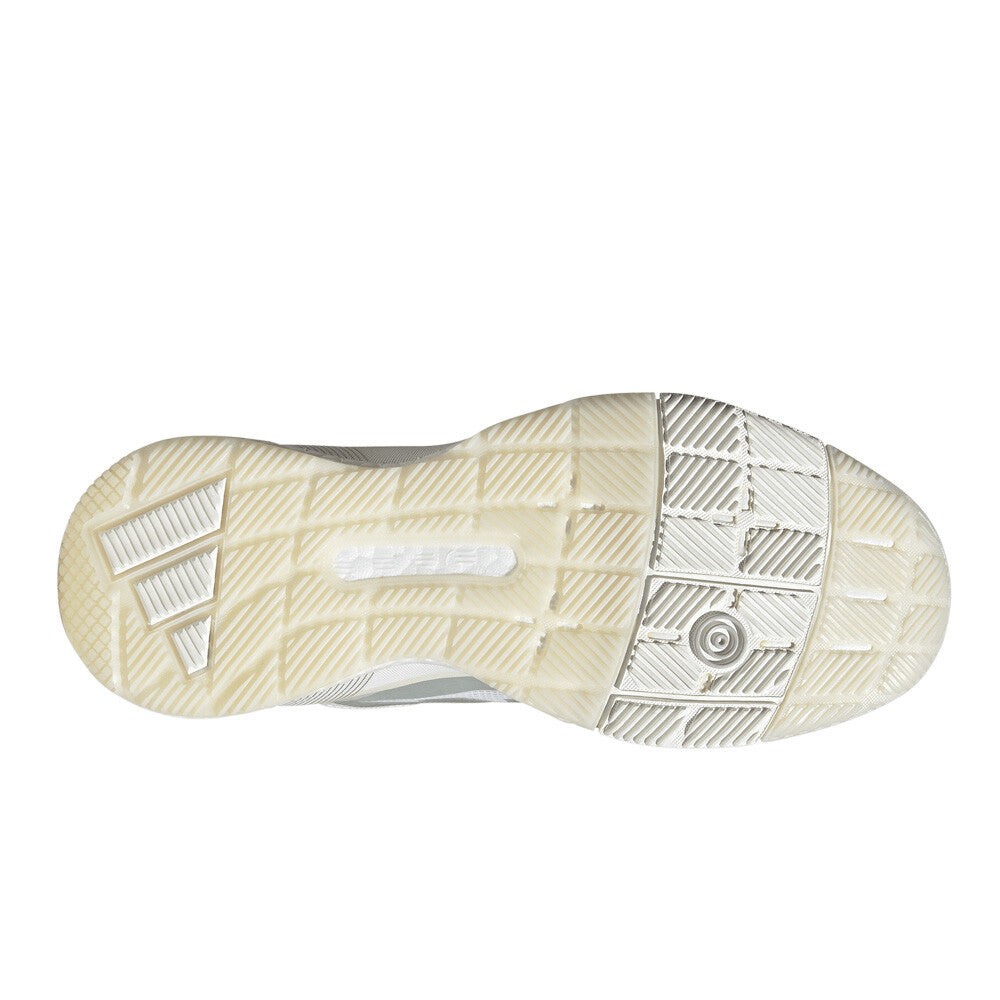 adidas Crazyquick Boost Women's Tennis Shoes - Cloud White/Silver Metallic/Zero Metallic