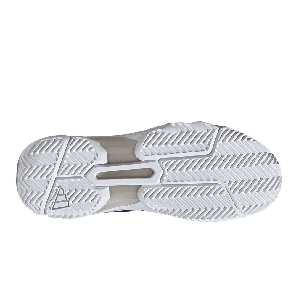 adidas CourtJam Control 3 Men's Tennis Shoes - Cloud White/Core Black/Grey
