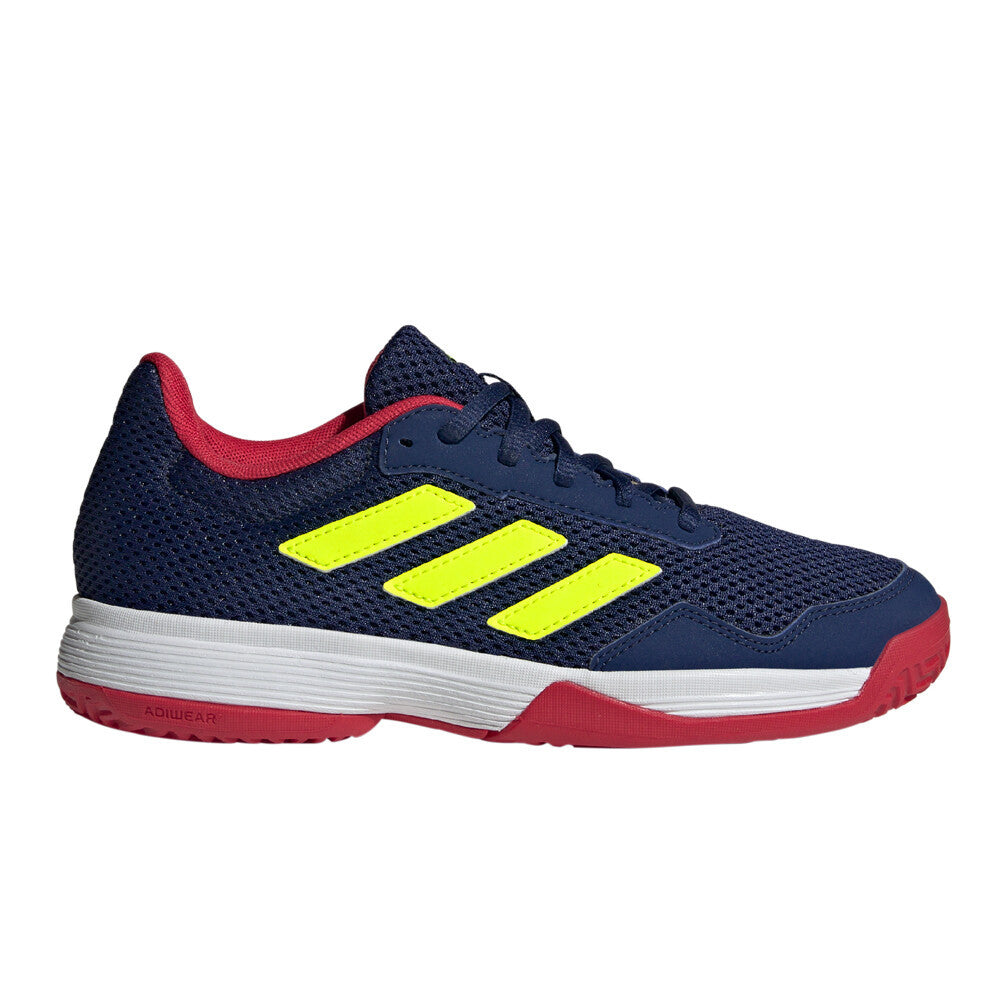 adidas Junior Gamespec Trainers - Dark Blue/Lucid Lemon/Cloud White