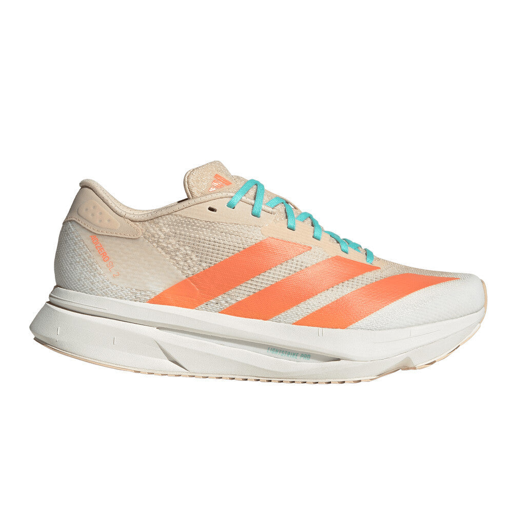 adidas Adizero SL2 Women's Running Shoes - Crystal Sand/Semi Coral/Flash Orange