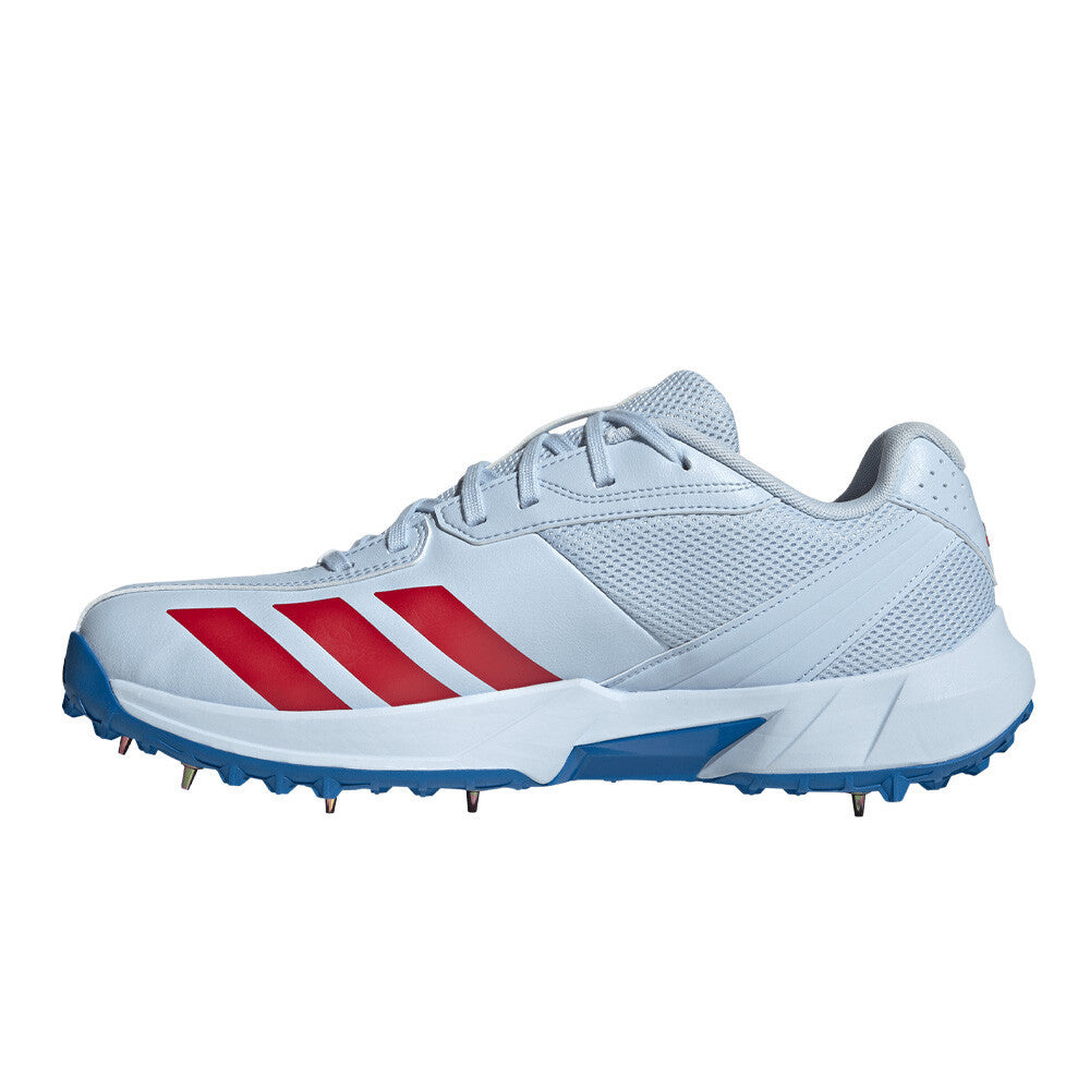 adidas 22YDs Men's Cricket Spikes - Crystal Sky/Pure Ruby/Bright Royal