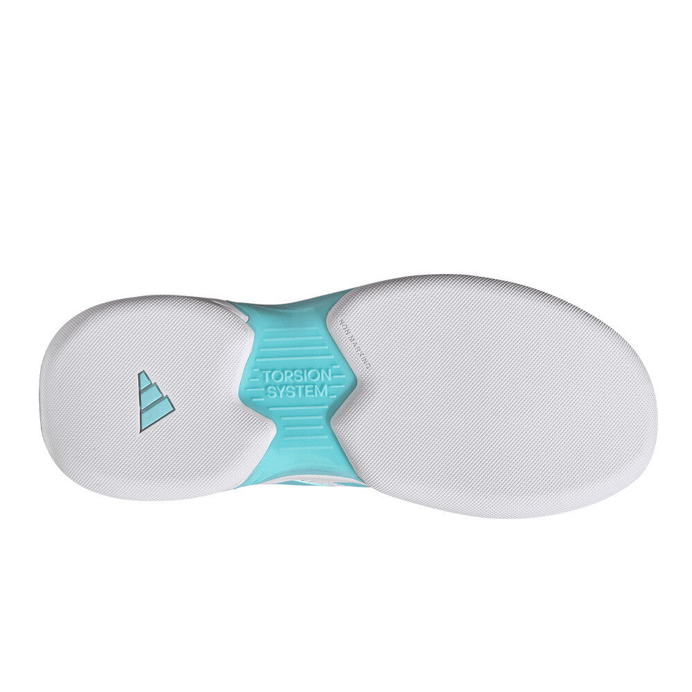 adidas CourtJam Control Carpet Women's Tennis Shoes - Cloud White/Bliss Blue/Cloud White