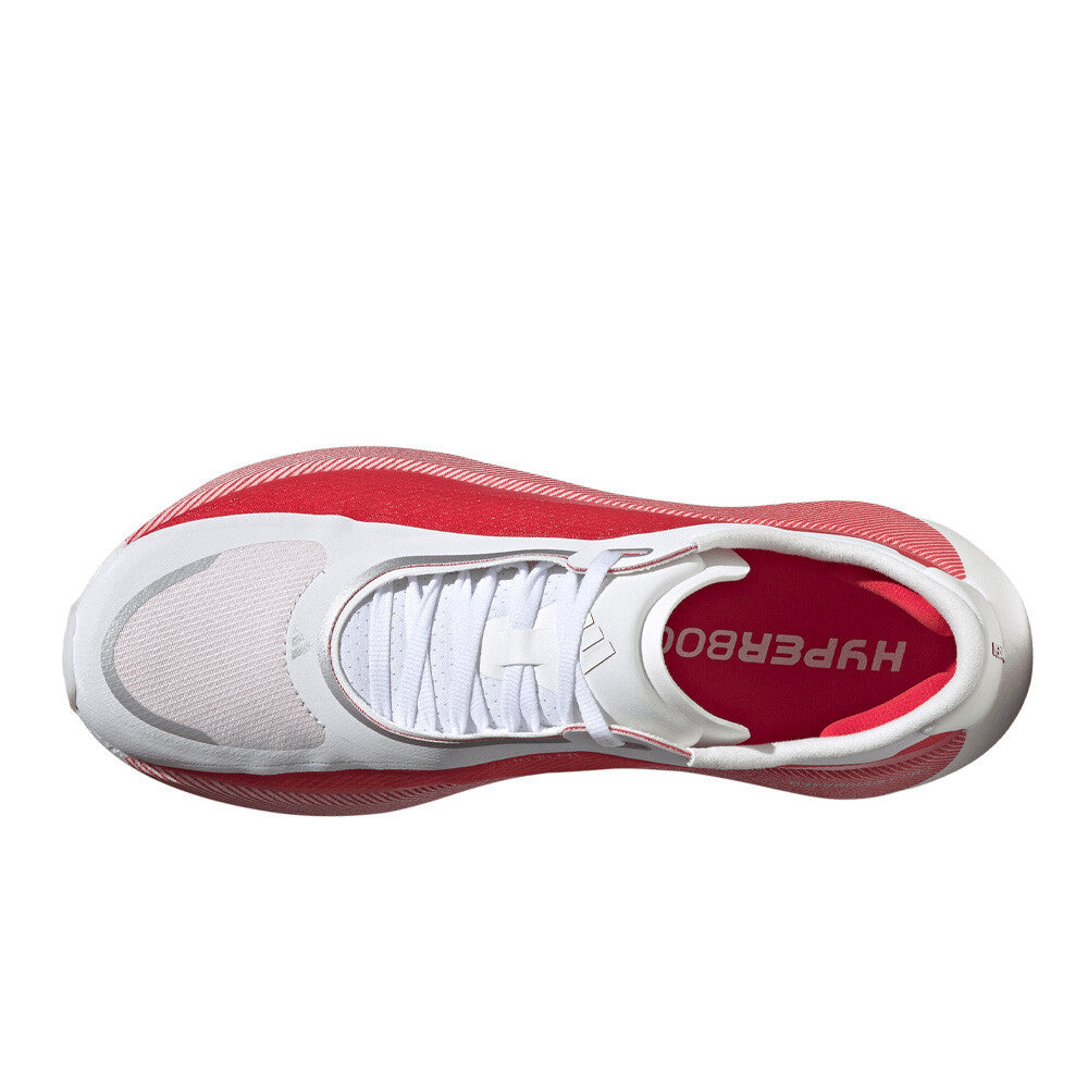 adidas Hyperboost Edge Men's Running Shoes - Cloud White/Pure Ruby/Zero Metallic