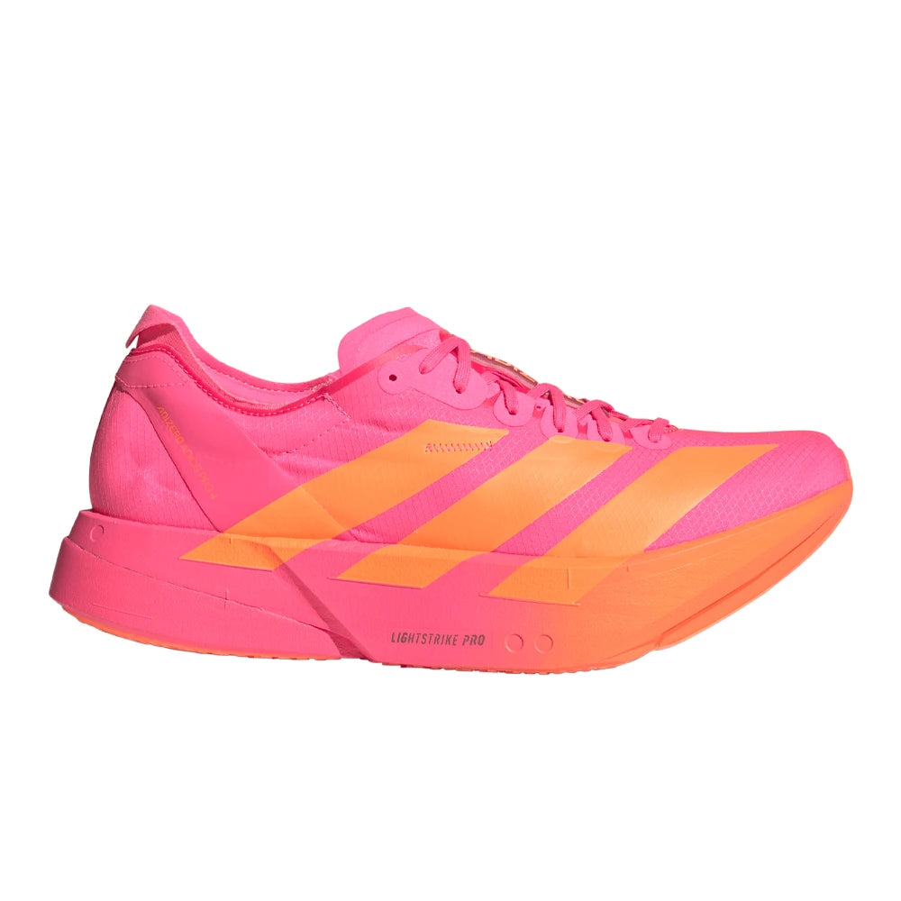 adidas Adizero Adios Pro 4 Men's Running Shoes - Lucid Pink/Lucid Orange/Iron Metallic