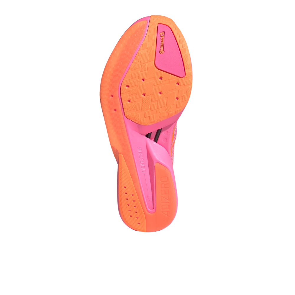 adidas Adizero Boston 13 Men's Running Shoes - Lucid Pink/Lucid Orange/Iron Metallic
