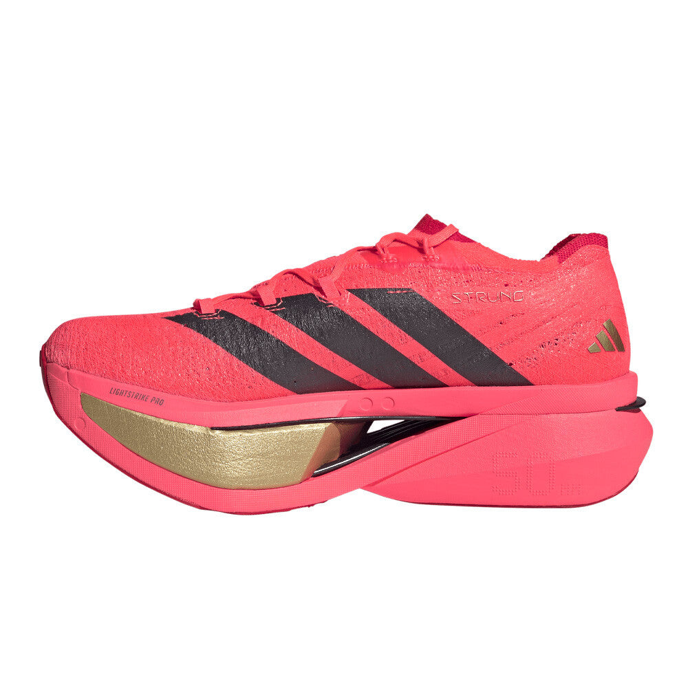 adidas Adizero Prime X3 Strung Men's Running Shoes - Solar Turbo/Grey Six/Lucid Red