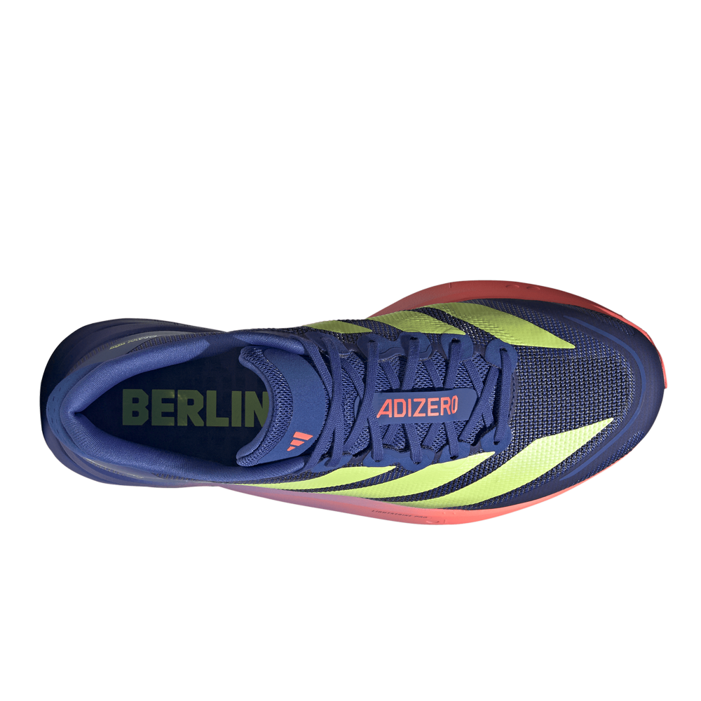 adidas Adizero Boston 13 Men's Running Shoes - Dual Indigo/Frozen Lemon/Solar Turbo